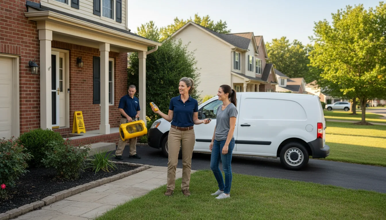 Residential water damage restoration in Aspen Hill, MD